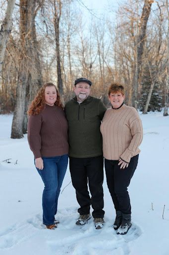 Rhianna Schwartz, Gene Harrison, and Debbie Harrison — the Harrison family team behind ACCE.